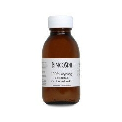 BINGOSPA Wyciąg 100% z aloesu lnu i rumianku 100ml
